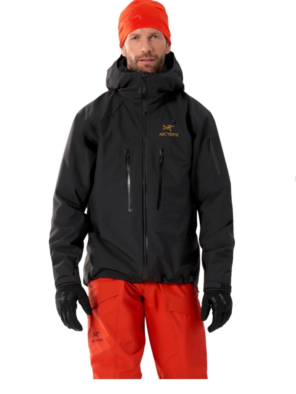 Arc'teryx Alpha Black Waterproof Hooded Jacket Size M